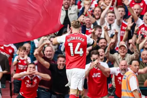 جيوكيريس: تسجيل هدفين أمر رائع.. وكل الفرق تريد أن تتحدى أرسنال